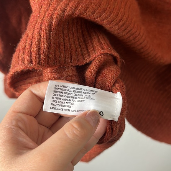 A New Day Orange Dolman Sleeve Sweater - Picture 5 of 5